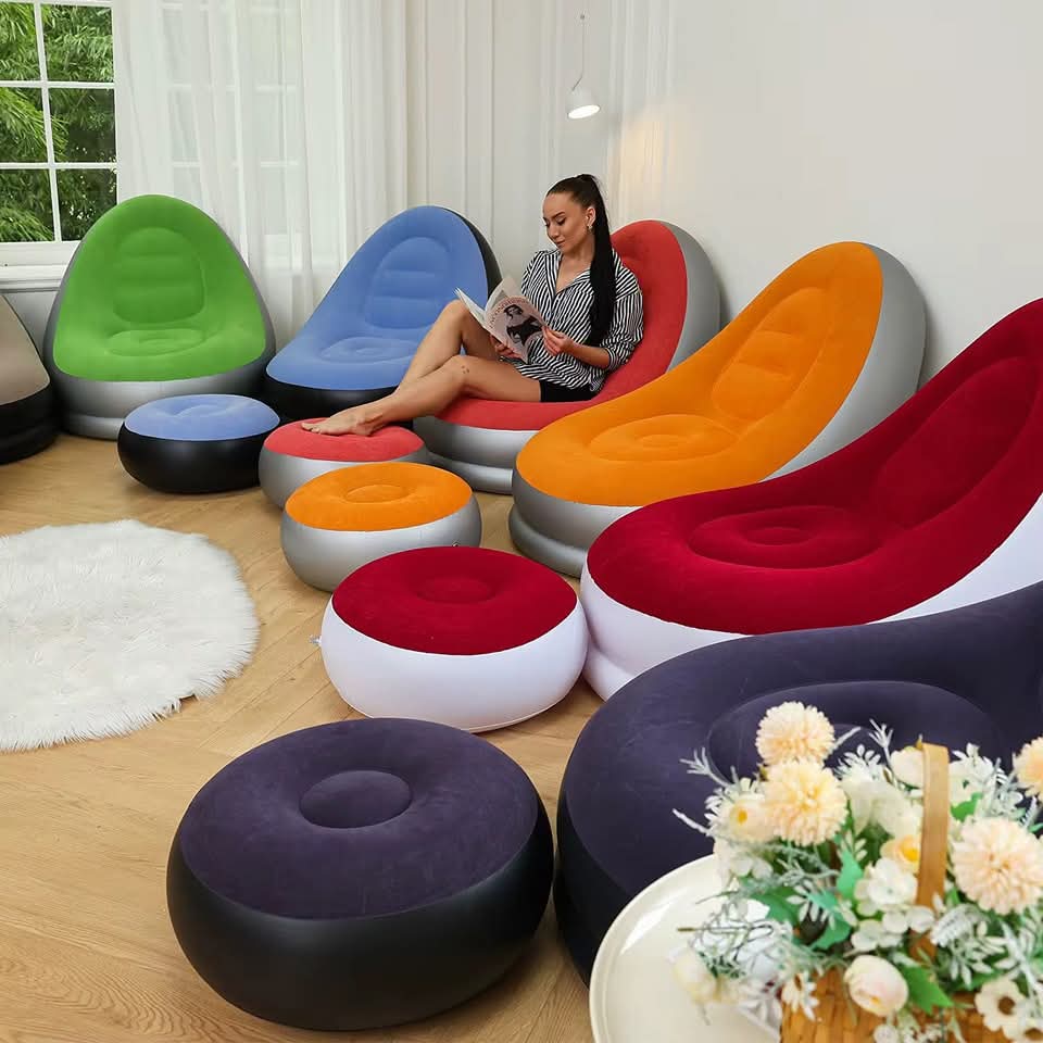 Comfy Fauler Sofa with Recliner Footrest - Fesara