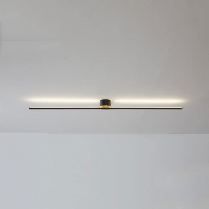 Sleek Contemporary LED Semi Flush Ceiling Lamp