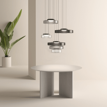 Stylish Glass Pendant Light in Retro Design