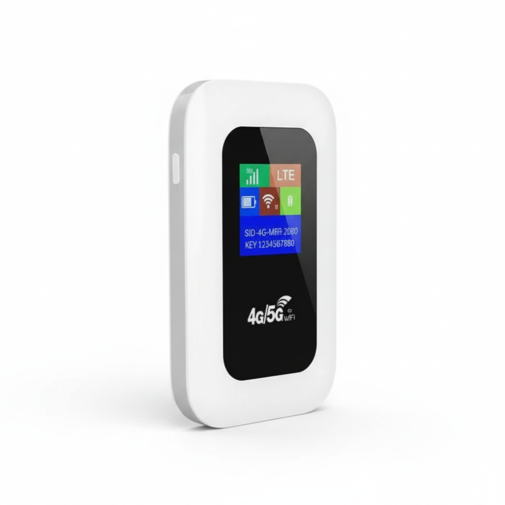 Compact 5G Mobile Wi-Fi Router for Fast Home Travel Use - Fesara