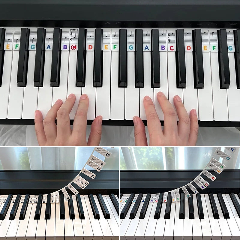 Reusable Piano Key Sticker Notes