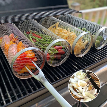 Round Barbecue Grill Basket