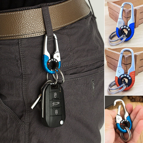 Leather Car Keychain for Men