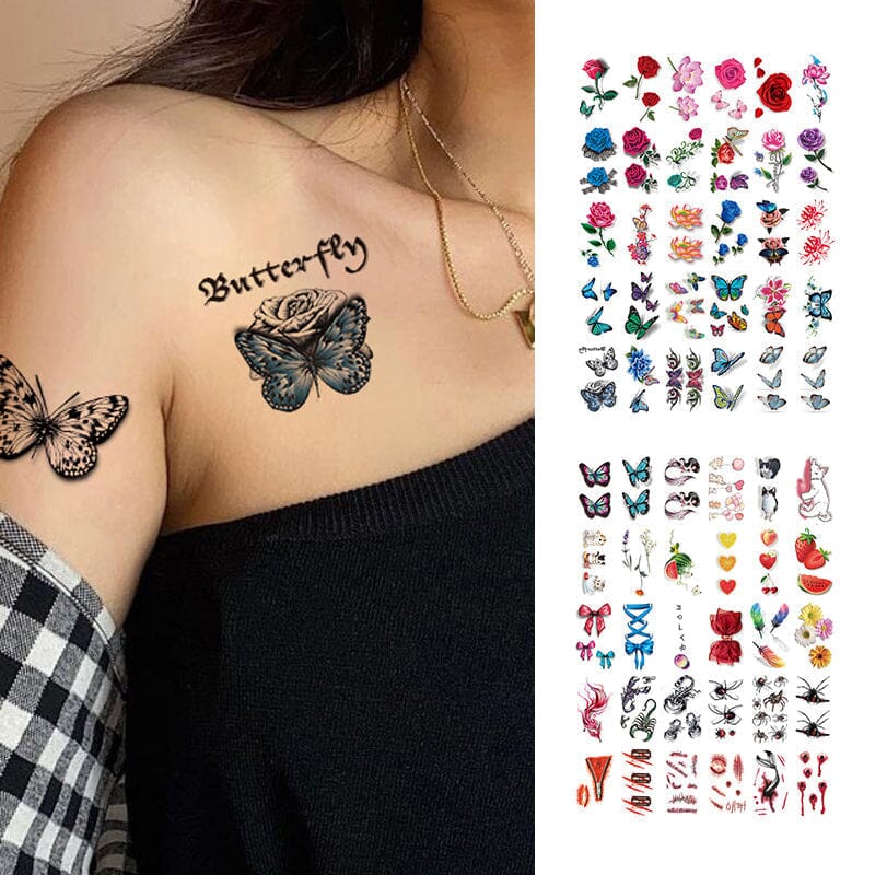 Realistic 3D Temporary Tattoo Sticker - Fesara