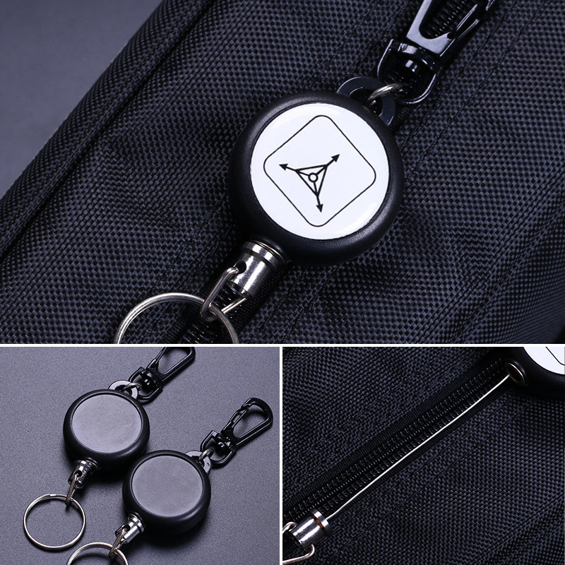 Strong Compact Keychain with Carabiner Clip - Fesara