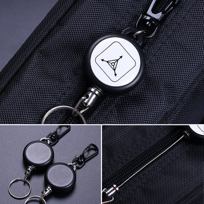 Strong Compact Keychain with Carabiner Clip - Fesara