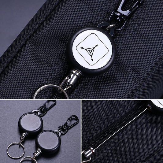 Strong Compact Keychain with Carabiner Clip - Fesara