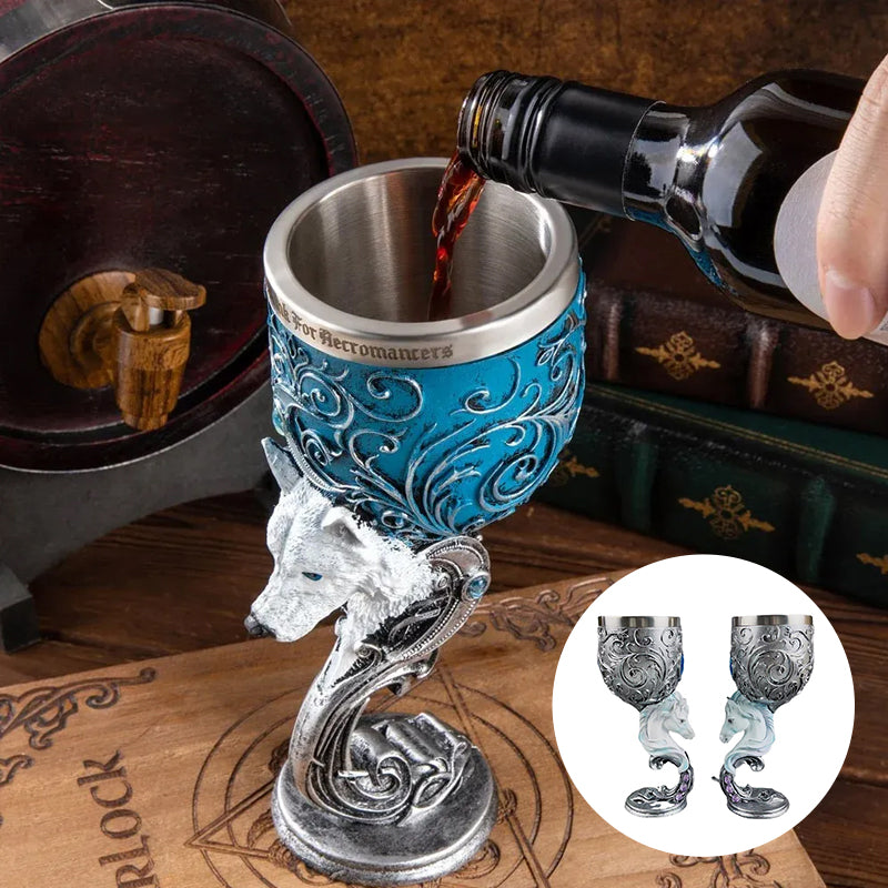 Luxury Handcrafted Antique Champagne Flute