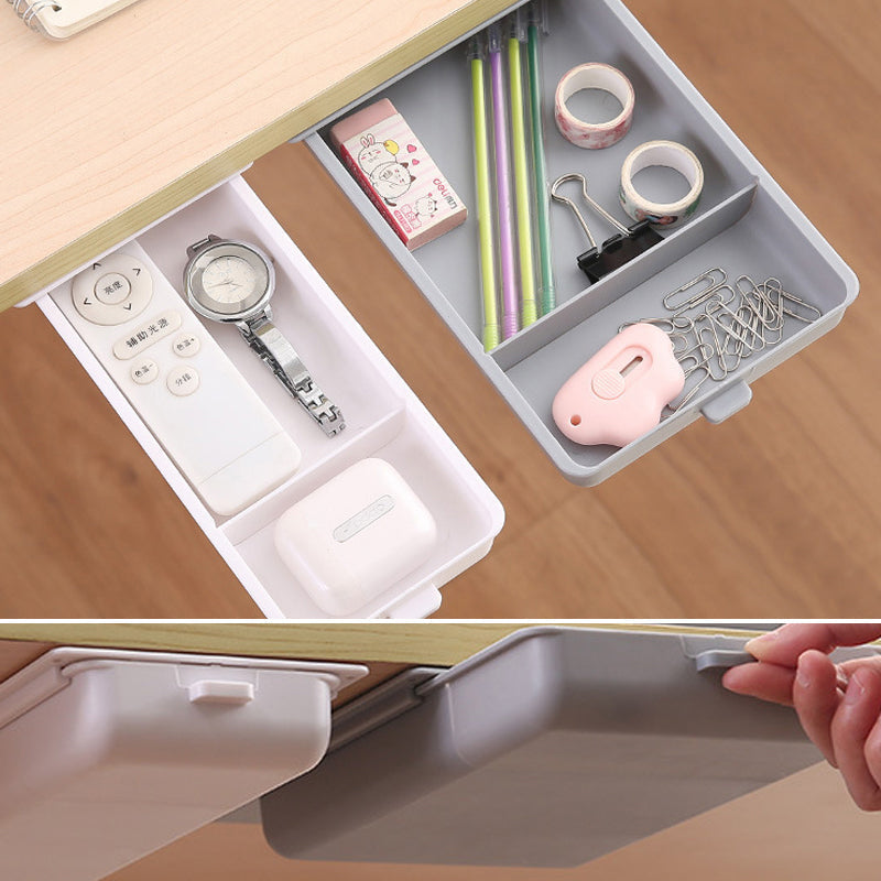 Space Saving Under Desk Storage Drawer