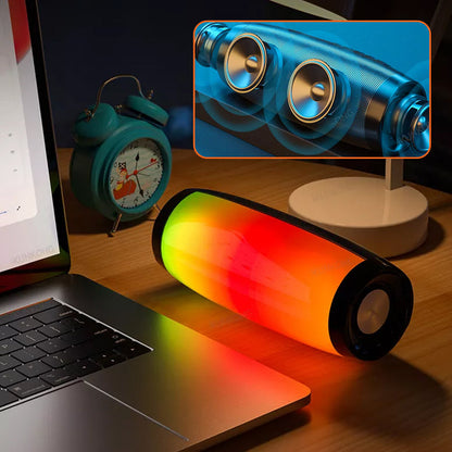 Portable Bluetooth LED Speaker Subwoofer System