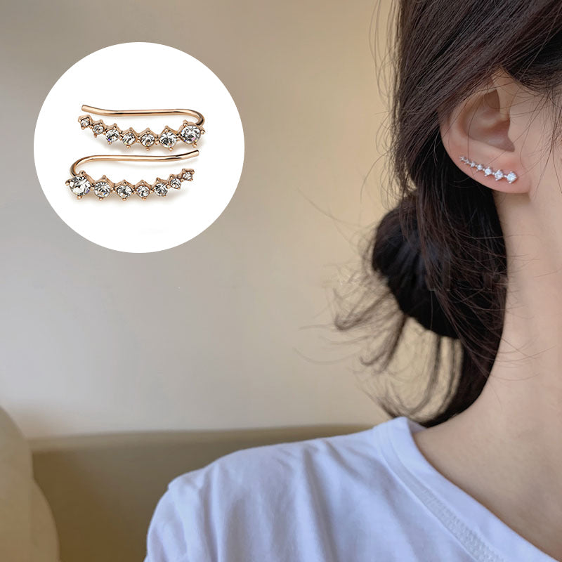 Luxurious Diamond Solitaire Earrings