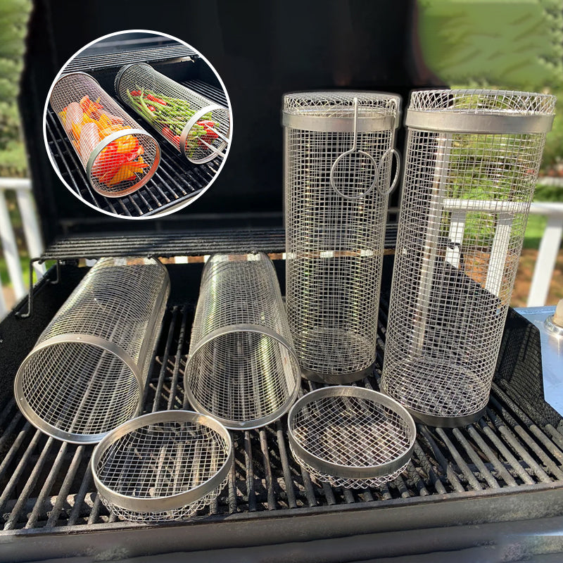 Round Barbecue Grill Basket