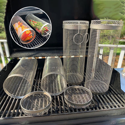 Round Barbecue Grill Basket