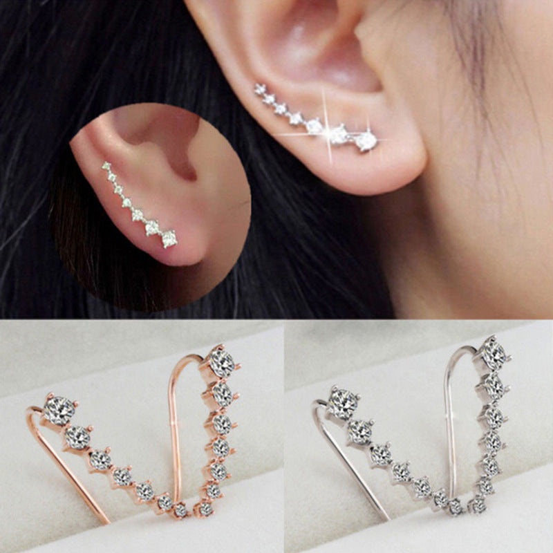 Luxurious Diamond Solitaire Earrings