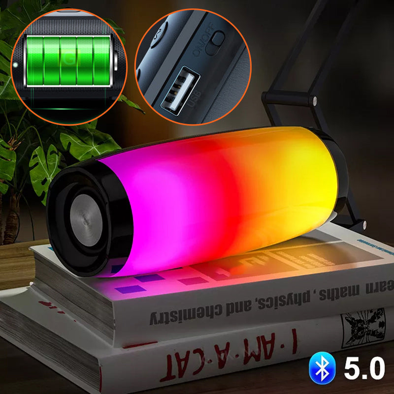 Portable Bluetooth LED Speaker Subwoofer System