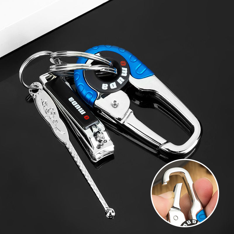 Leather Car Keychain for Men