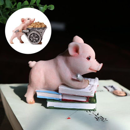 Adorable Pig Figurine Decoration