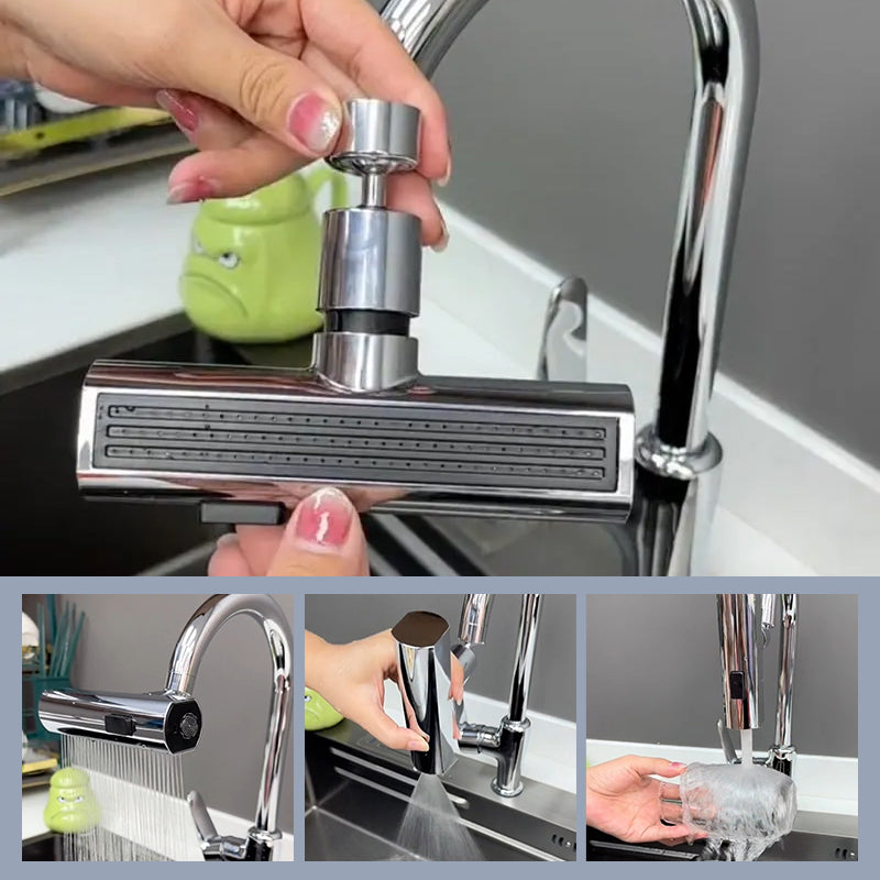 Contemporary Cascade Kitchen Sink Faucet
