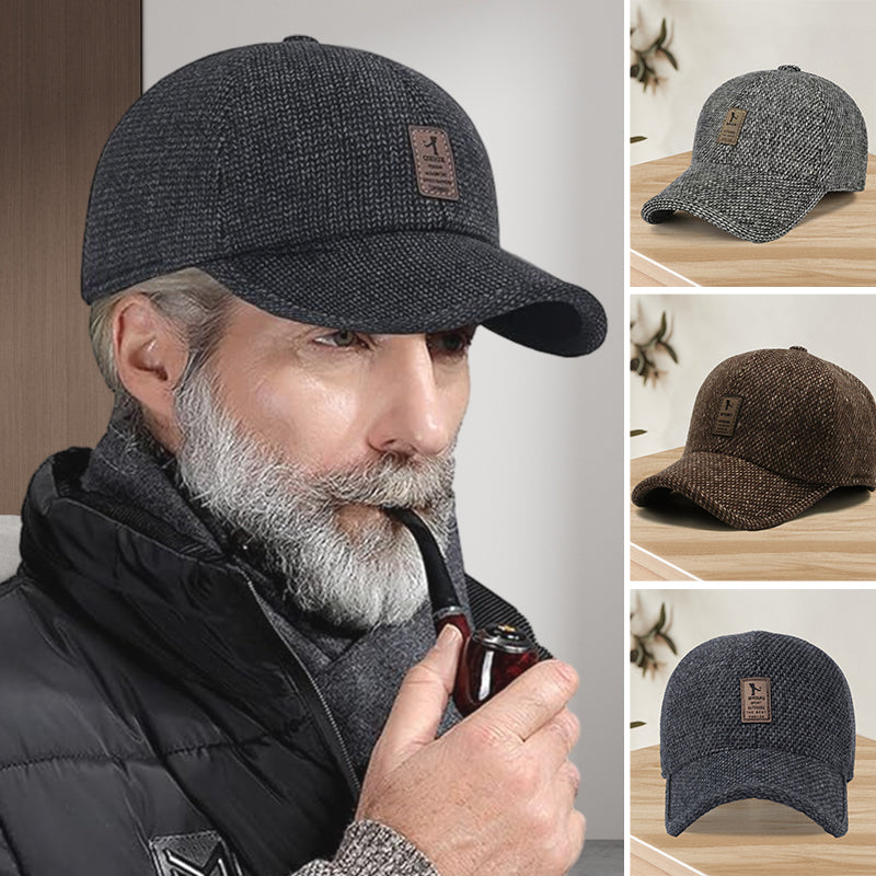 Warm Beanie Baseball Cap with Ear Flaps