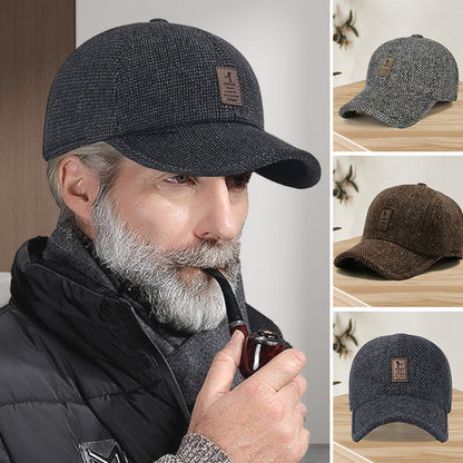 Warm Beanie Baseball Cap with Ear Flaps