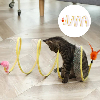 Portable Foldable Kitty Play Tunnel