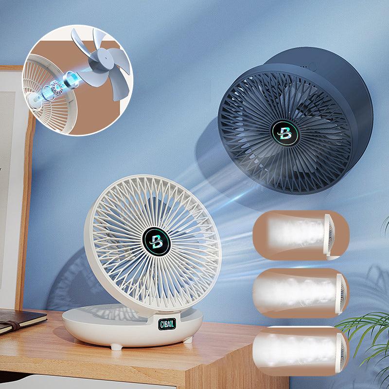 Compact Collapsible Fan - Quiet Personal Air Cooler