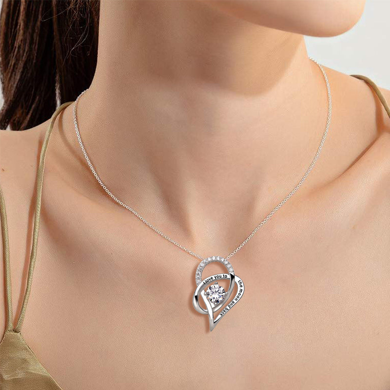 Personalized Heart Mom Necklace