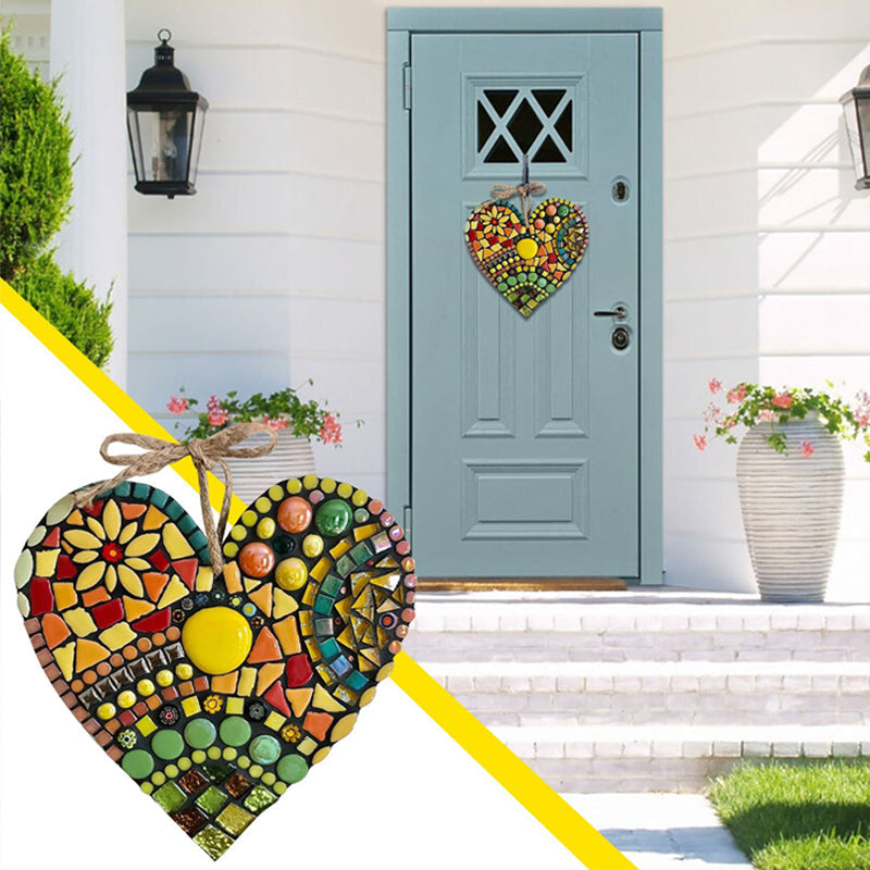 Vibrant Love-Shaped Outdoor Decor - Fesara