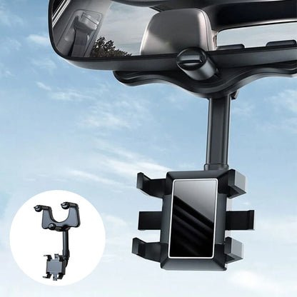Universal Adjustable Car Phone Mount Rear View Mirror Holder - Fesara