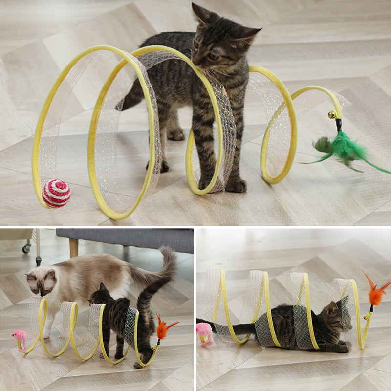 Portable Foldable Kitty Play Tunnel