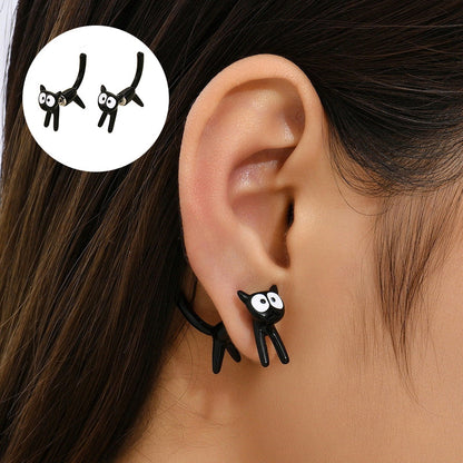 Adorable Cat Stud Earrings