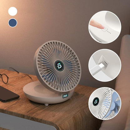 Compact Collapsible Fan - Quiet Personal Air Cooler