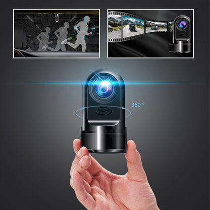 Compact 1080P HD Car Dash Cam with Rotating Lens
