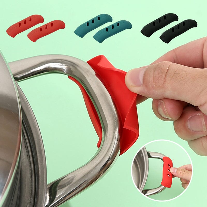 Heat Resistant Silicone Handle Covers - 10 Pack