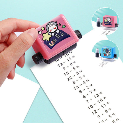 Fun Math Practice Roller Stamp