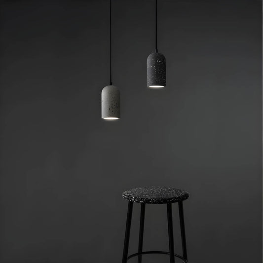 Rustic Concrete Hanging Lamp for Contemporary Home Decor - Fesara