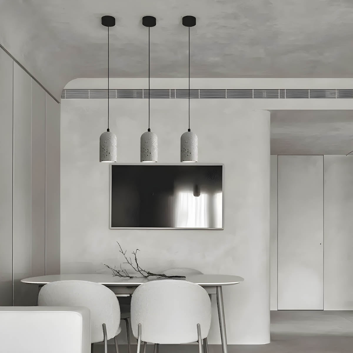 Industrial Chic Concrete Table Lamp - Fesara