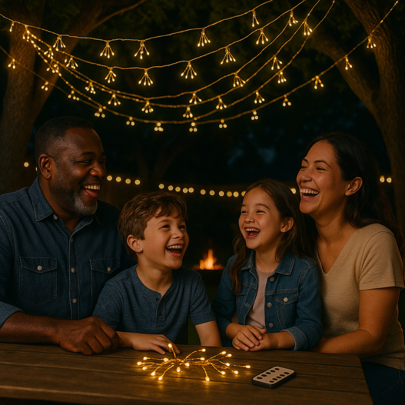 Fairy Lights Decoration Remote Control Copper Wire Indoor Outdoor 3