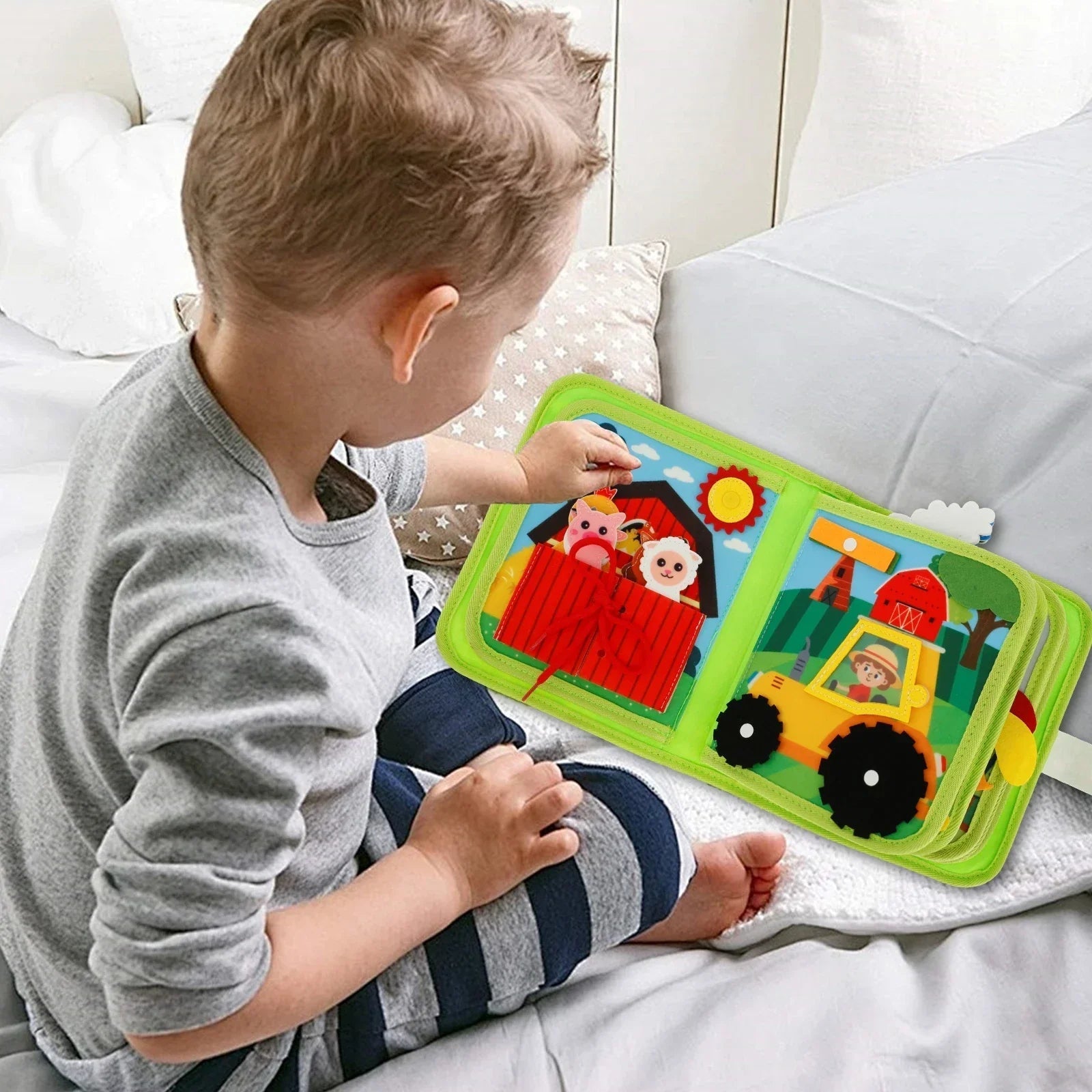 Fun Farm Animals Kids Picture Book - Fesara