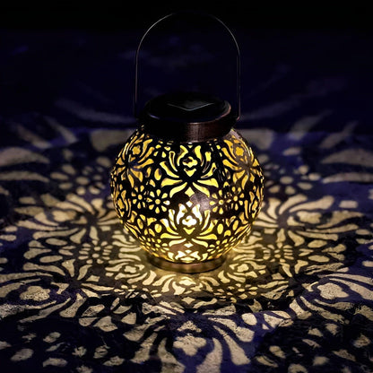 Solar Powered Outdoor Hanging Lamp
