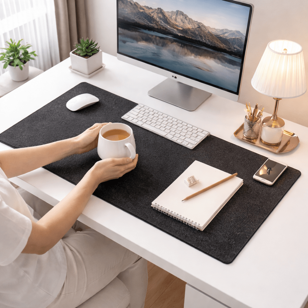 Slim Desk Pad for Comfortable Home Office Workspaces - Fesara