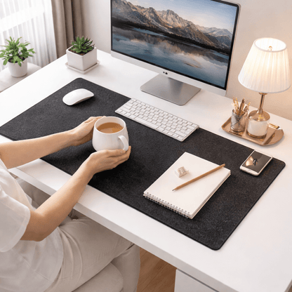 Slim Desk Pad for Comfortable Home Office Workspaces - Fesara