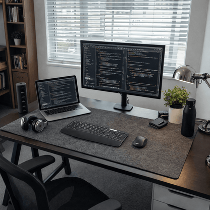 Premium Felt Desk Pad for Smooth Work Surface Protection - Fesara