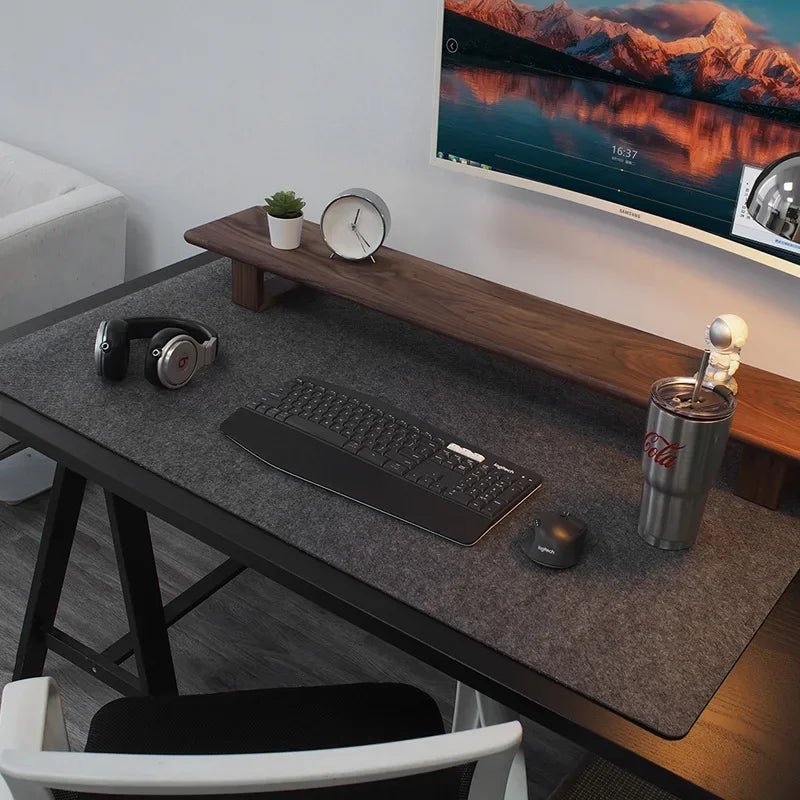 FeltGuard | Elegant Soft Non-Slip Wool Desk Mat for Comfort and Protection 2
