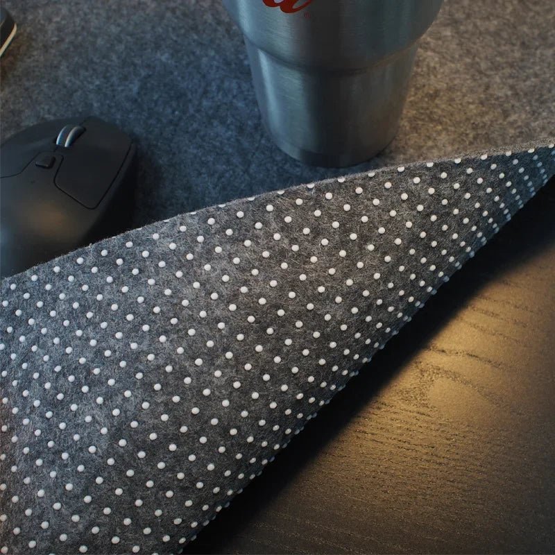 FeltGuard | Elegant Soft Non-Slip Wool Desk Mat for Comfort and Protection 6
