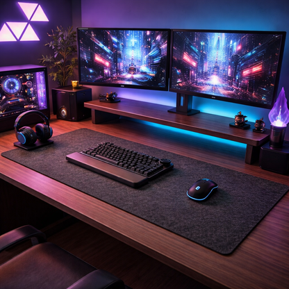 Plush Wool Office Pad for Comfortable Writing and Desk Protection - Fesara