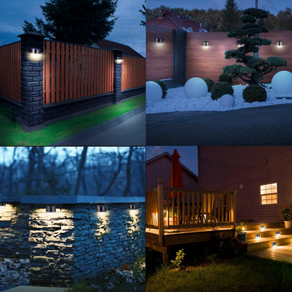 Durable Solar Powered Outdoor Wall Lamp – Waterproof Garden Light