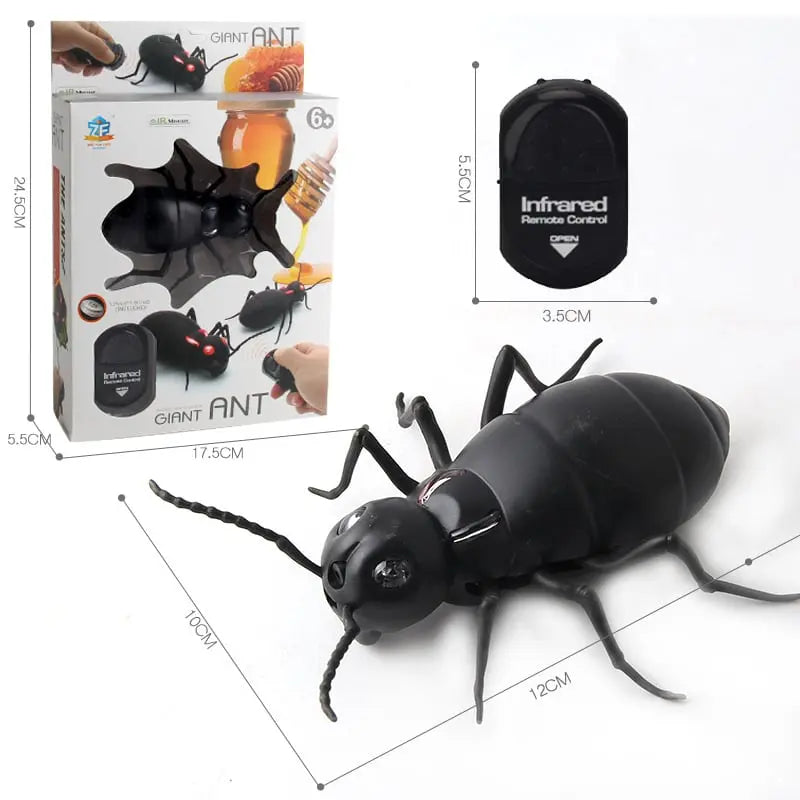 Remote Control Crawling Bug Toy with Glow Eyes