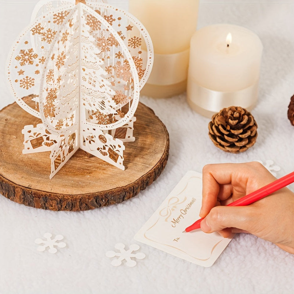 FestivaTree | Elegant 3D Pop-Up Holiday Card with Stunning Tree Display 4