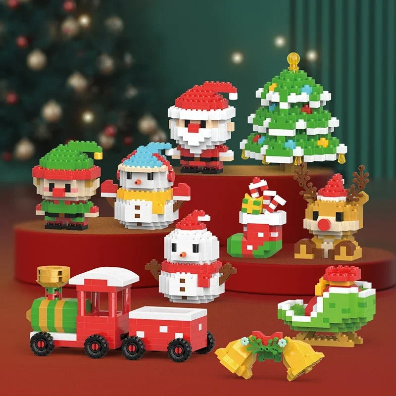 FestiveBlocks | Creative Mini Building Toys Set for Holiday Family Fun 2